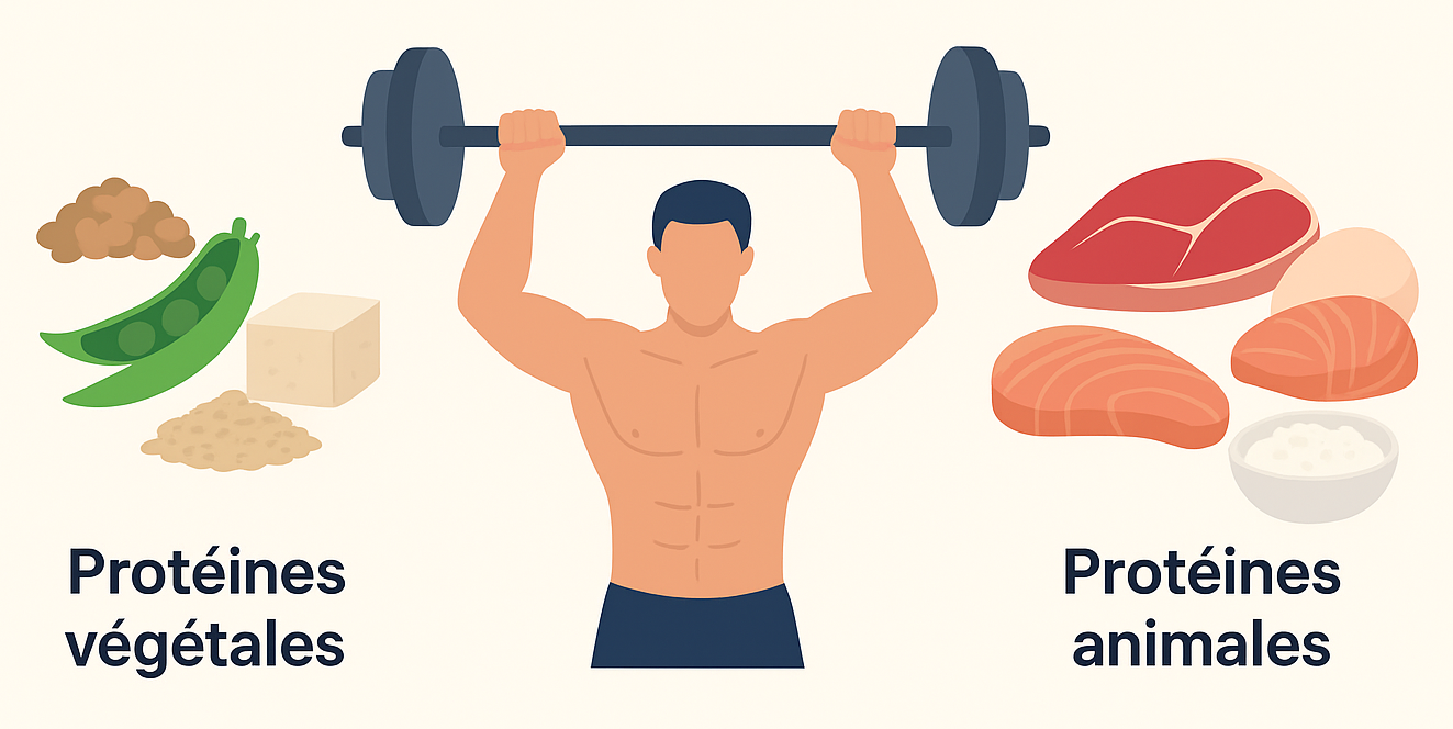 Protéines végétales vs protéines animales : quel impact sur la musculation ?