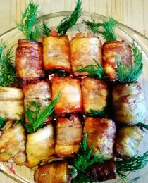 Aubergines farcies façon sport