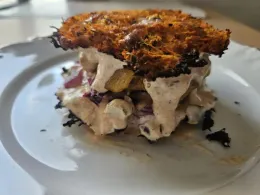 Burger à la carotte