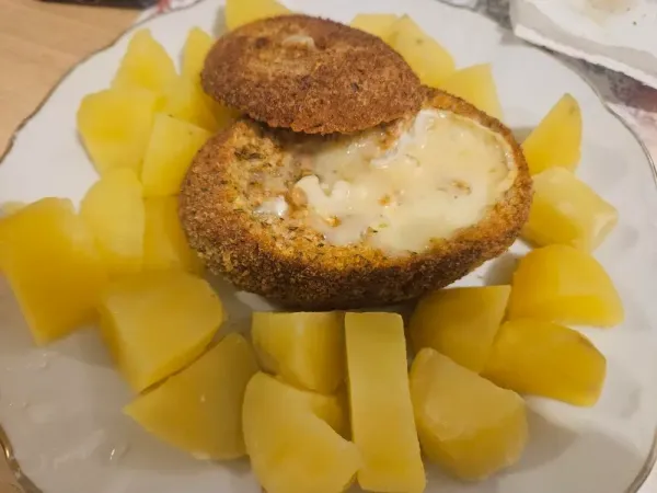 Fromage Caprice des dieux pané fondant - recette facile et gourmande