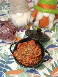 Lentilles à la bolognaise de chorizo