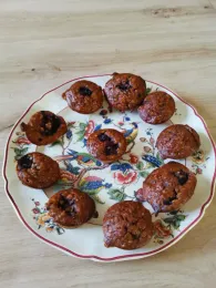 Muffins aux flocons d'avoine et mûres moelleux et énergétiques