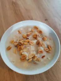 Porridge banane - cacahuete