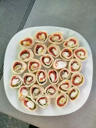 Roulés au saumon - apéro