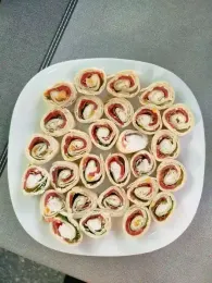 Roulés au saumon - apéro
