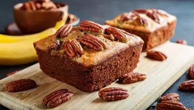 Gâteau à la Banane et aux Noix de Pécan