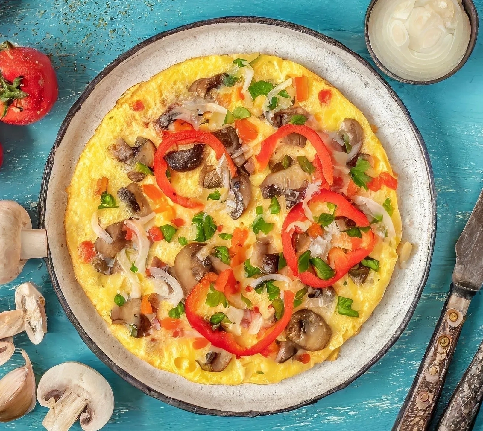 Photo de Omelette aux légumes