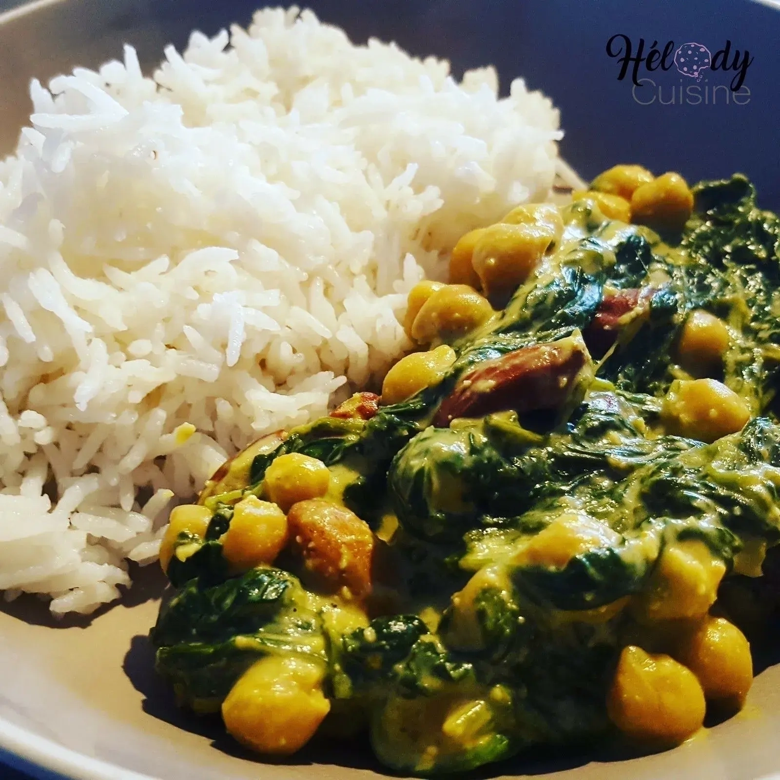 Photo de Curry d'épinards aux pois chiches